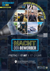 Nacht der Bewerber beim Polizeipräsidium Stuttgart