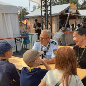 Die Polizei Stuttgart bei der Kinderspielstadt Stutengarten 2025
