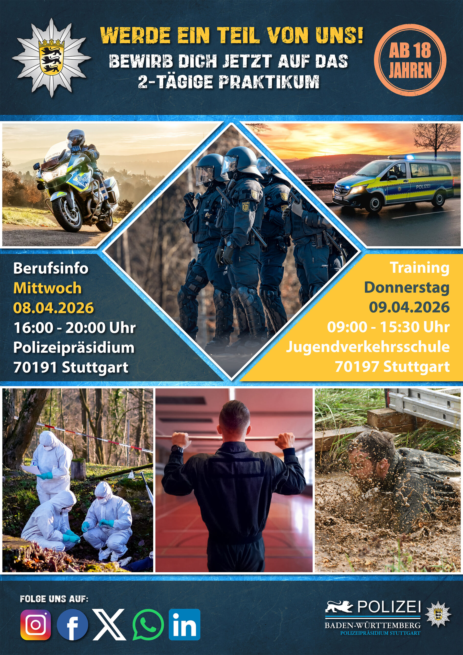 Berufspraktikum bei der Polizei