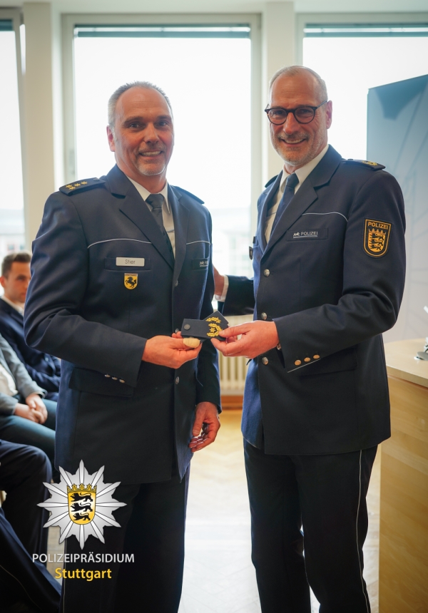Volker Stier ist neuer Polizeivizepräsident des Polizeipräsidiums Stuttgart