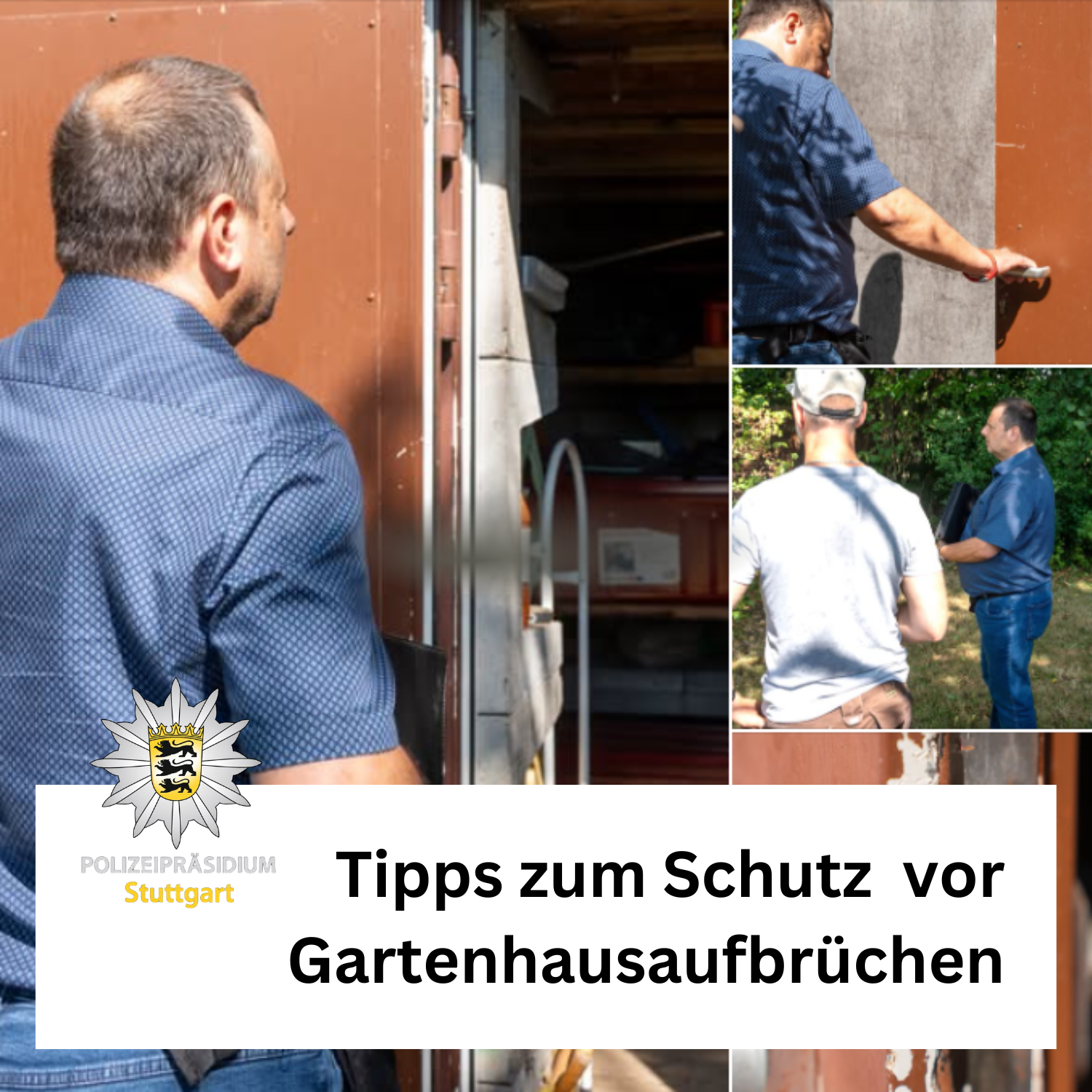 Tipps zum Schutz vor Gartenhausaufbrüchen